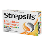 Strepsils Laranja com Vitamina C 0,6/1,2mg - 36 pastilhas