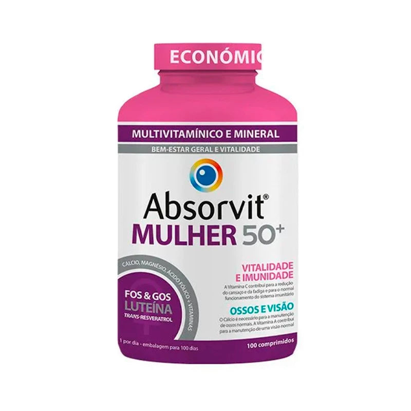 Absorvit 50+ Mulher - 100 comprimidos