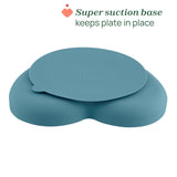 Chicco Plato Take Eat Easy Silicona Azul