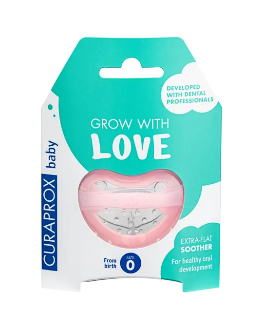 Chupete Curaprox Bebe Silicona Rosa