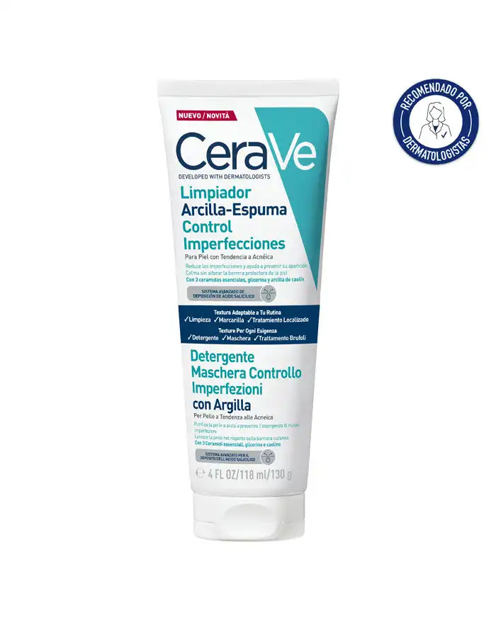 CeraVe Argila-Espuma de Limpeza Controlo de Imperfeições - 118ml