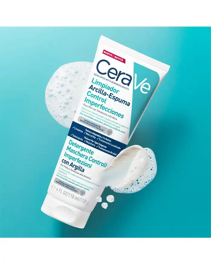 CeraVe Argila-Espuma de Limpeza Controlo de Imperfeições - 118ml (imagem 3)