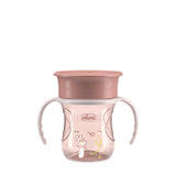 Vaso Chicco 360º Elefante rosa 12m+