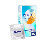 Durex Invisible XL - 10 unidades