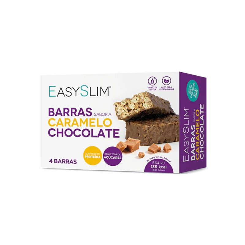 EasySlim Barras Caramelo/Chocolate - 4x35g