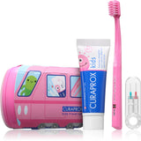 Curaprox Kids Kit de Viagem Rosa
