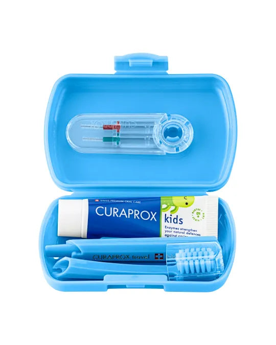 Curaprox Kids Kit de Viagem Azul