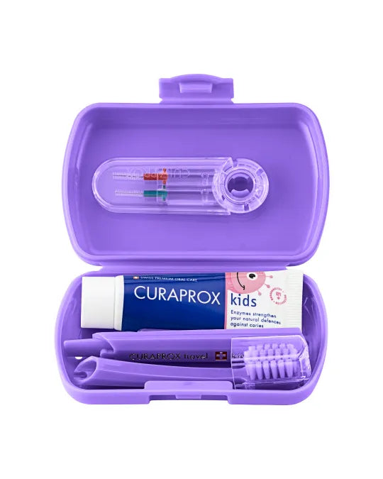 Curaprox Kids Kit de Viagem Roxo