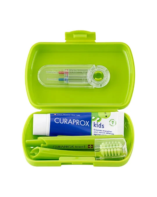 Curaprox Kids Kit de Viagem Verde