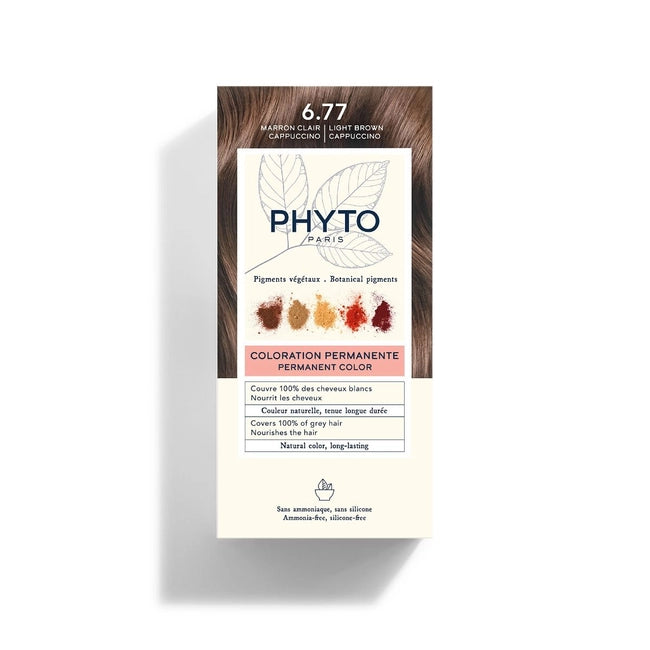 Phyto Phytocolor Coloração Tom 6.77 Castanho Claro Cappuccino