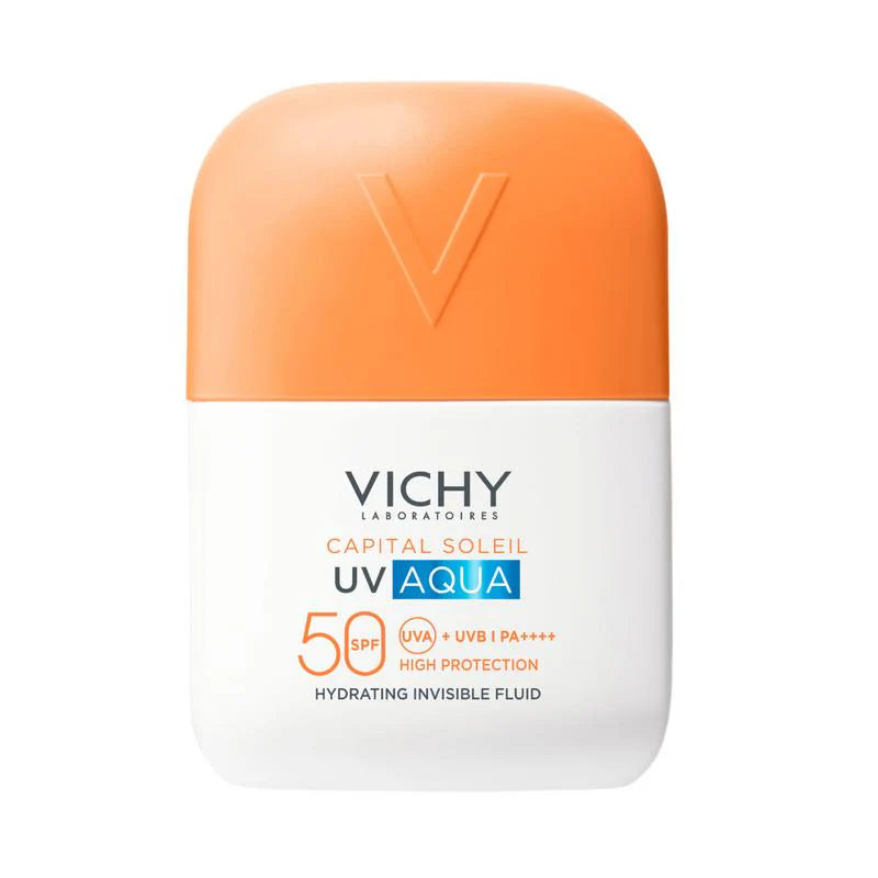 Vichy Capital Soleil Protetor Solar UV Aqua Fluido Hidratante Invisível FPS50 - 50ml