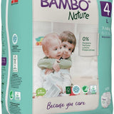 Bambo Nature Fraldas Tamanho 4 L (7-14Kg) - 24 unidades