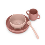 Suavinex Soft Flex Conjunto De Refeição Silicone - Rosa