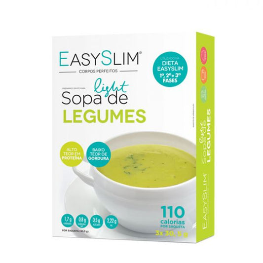 EasySlim Sopa Light de Legumes - 3 x 30,5g