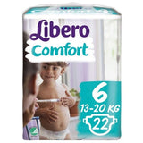 Pañales Libero Confort 6 (13-20kg) - 22 unidades