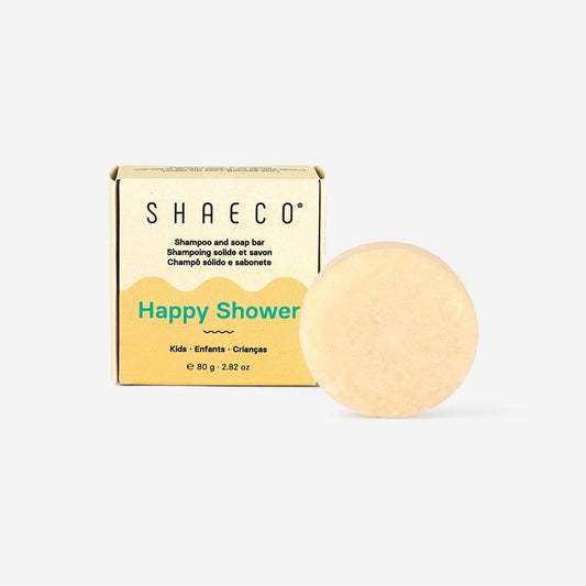 Shaeco Champô Sólido e Sabonete 2 em 1 Happy Shower - 80g