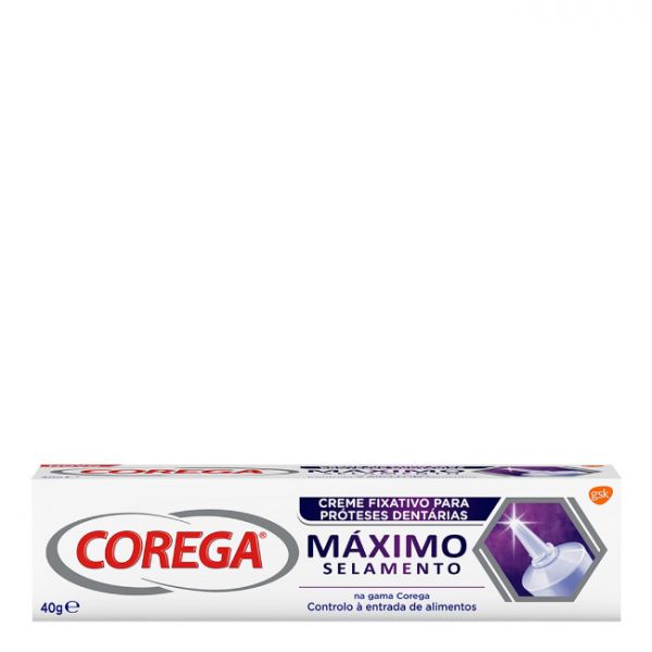 Corega Máximo Sealing Cream Fixative Prosthesis - 40g