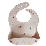 Mushie Dinosaurs Silicone Bib