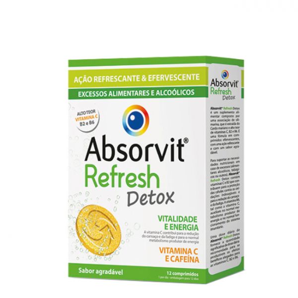 Absorvit Refresh Detox - 12 pastillas