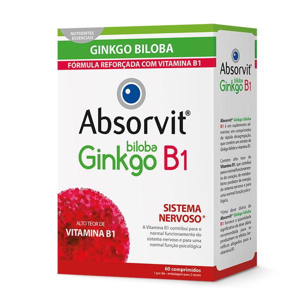 Absorvit Biloba Ginkgo B1 - 60 comprimidos