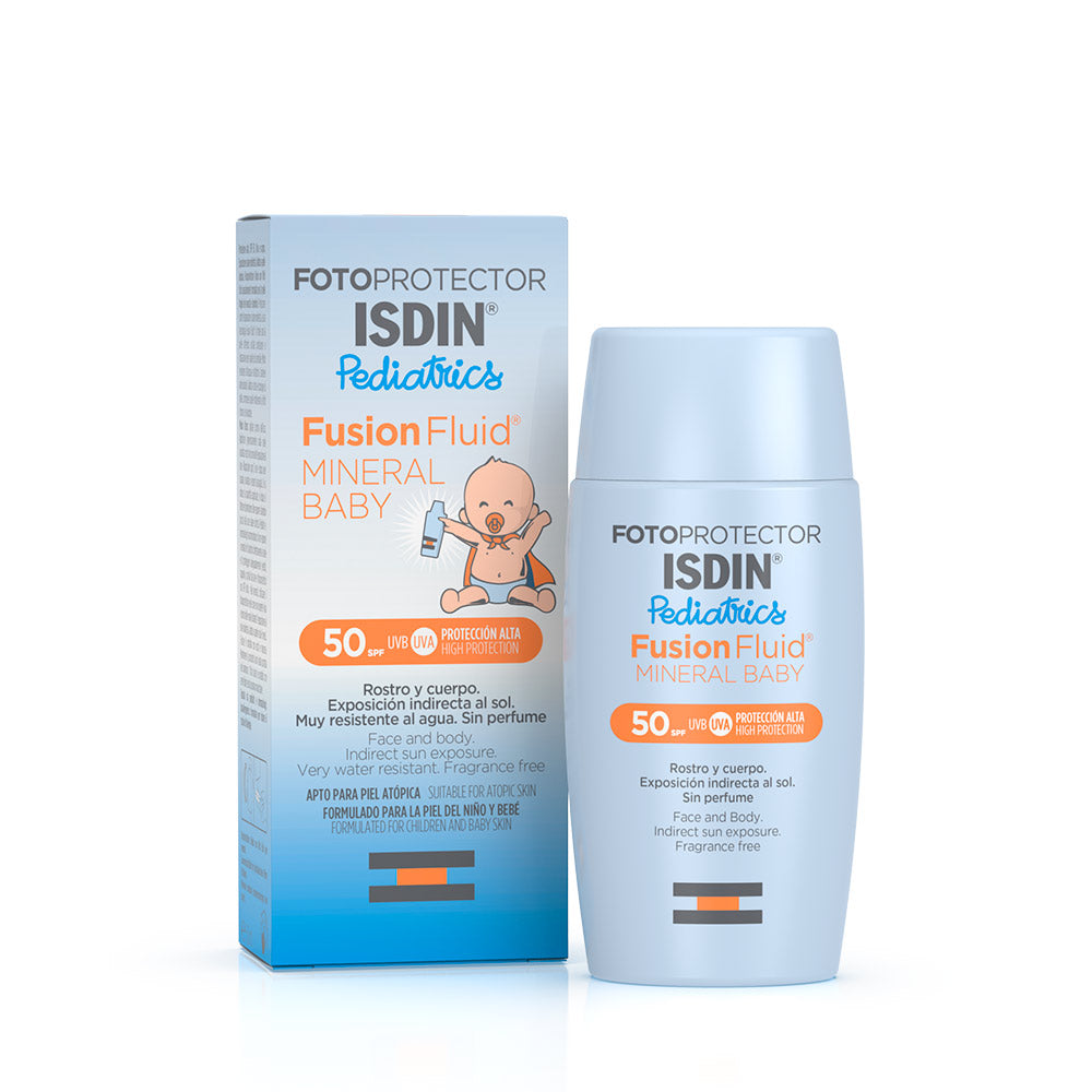 ISDIN Fotoprotetor Pediatrics Fusion Fluid Mineral Baby FPS50 - 50ml