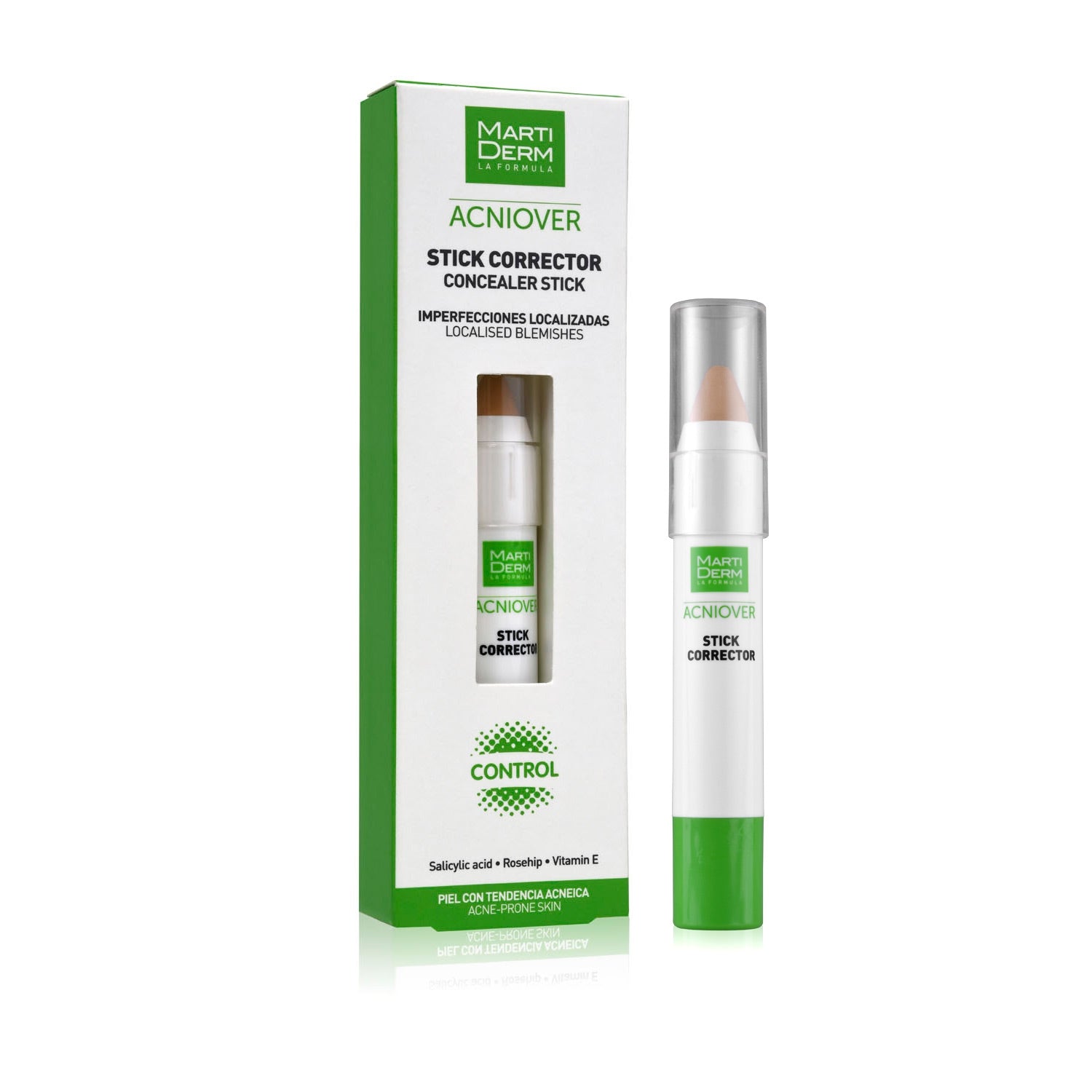 martiderm acniover stick corretor