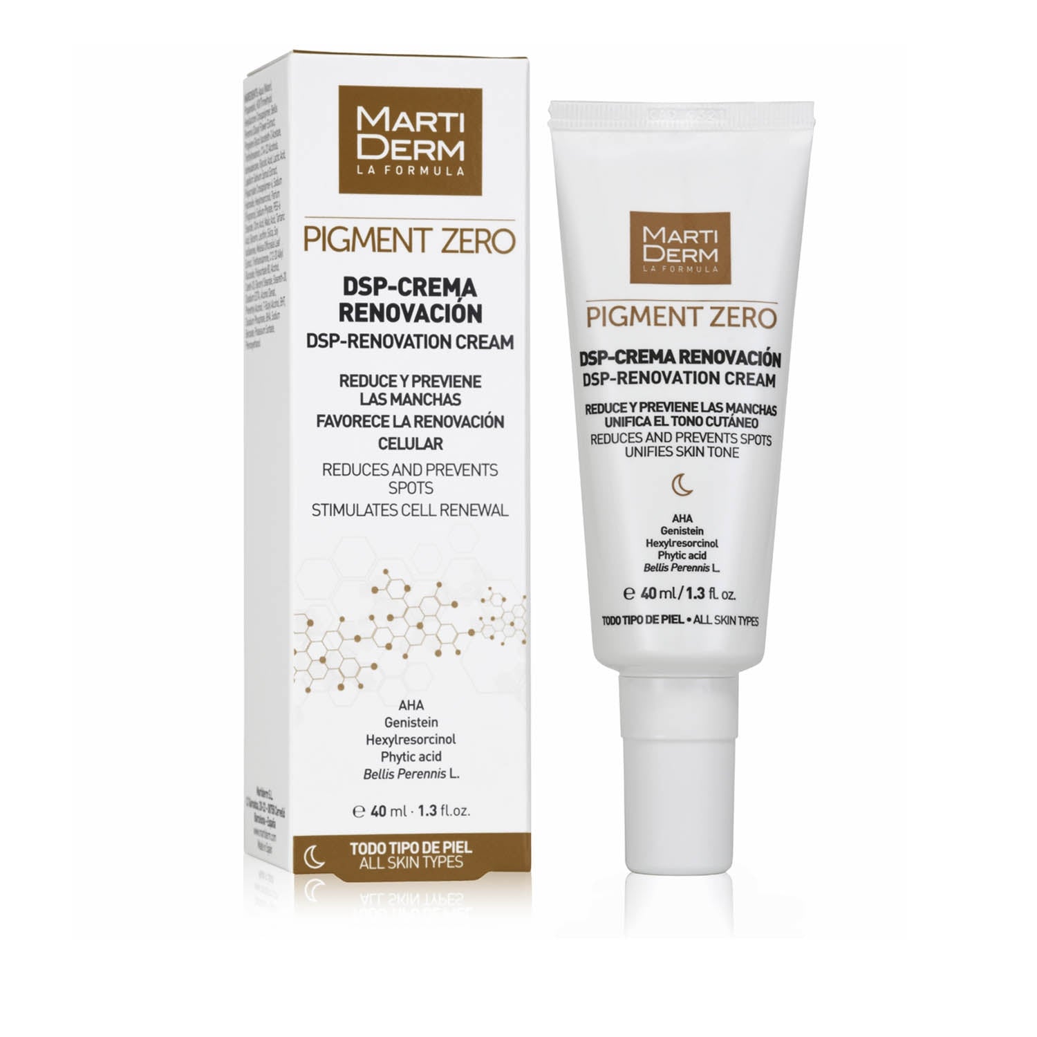 martiderm pigment zero dsp creme renovador