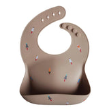 Mushie Rocket Silicone Bib