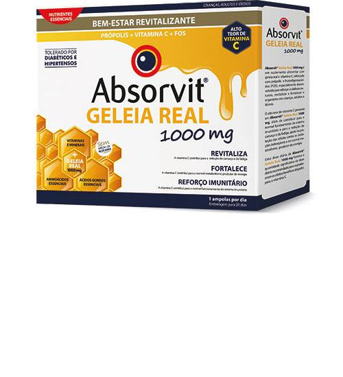 Absorvit Geleia Real 20 ampolas bebíveis