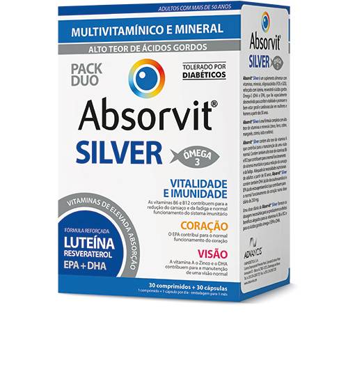 Absorvit Silver 30 comprimidos