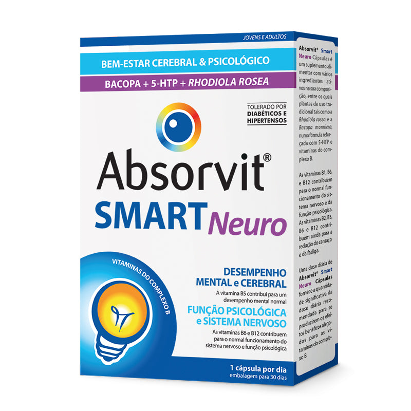 Absorvit Smart Neuro 30 Cápsulas