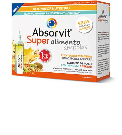 Absorvit Super Alimento 20 ampolas