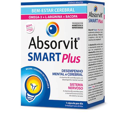 Absorvit Smart Plus 30 comprimidos