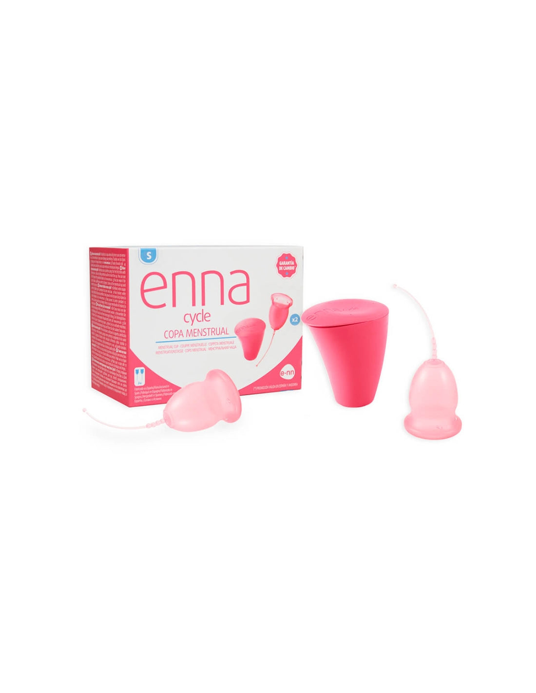 Enna Cycle 2 Menstrual Cups with Sterilizer Box 
