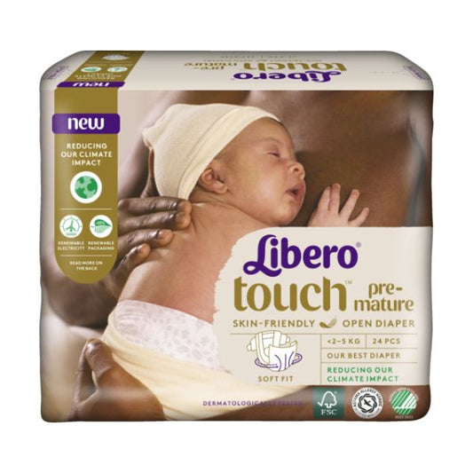 Libero Touch Diapers Premature &lt; 2.5kg - 24 units