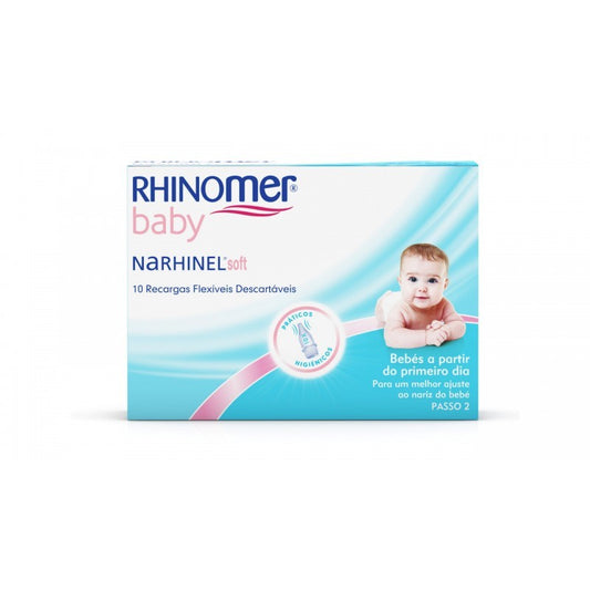 Rhinomer Baby Recargas Flexíveis Descartáveis - 10 unidades